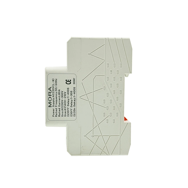 2P Smart Voltage Protector Type M Fem digitale skjermer